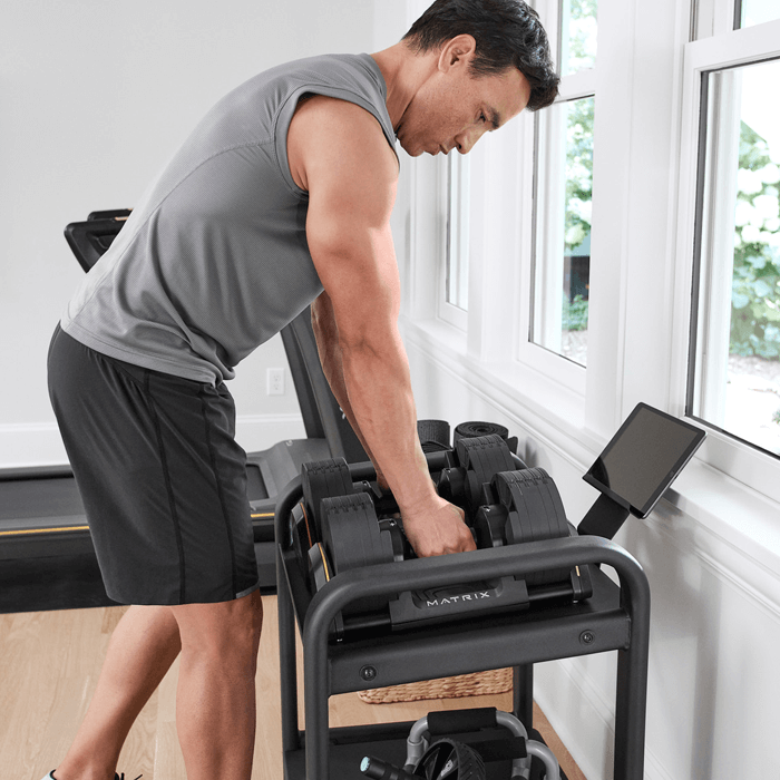 Matrix Adjustable Dumbbell Storage Rack Matrix